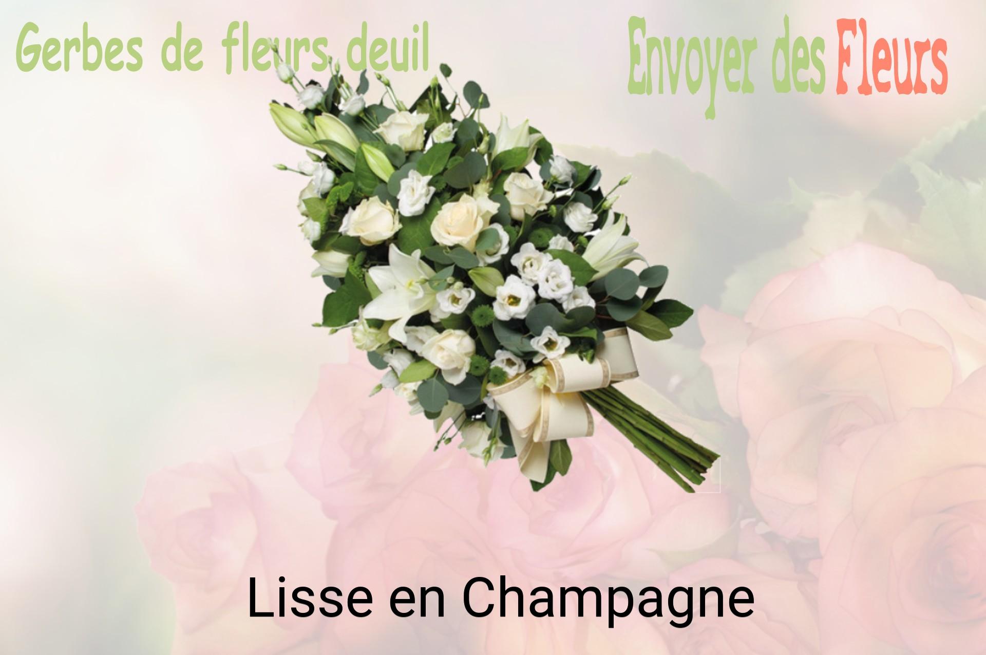 Gerbe de fleurs de deuil livrée à Lisse-en-Champagne